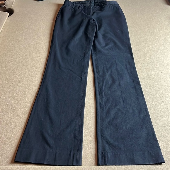 THEORY Women’s Black Trousers Max 2 Bi Stretch - Size 2 - Picture 3 of 13